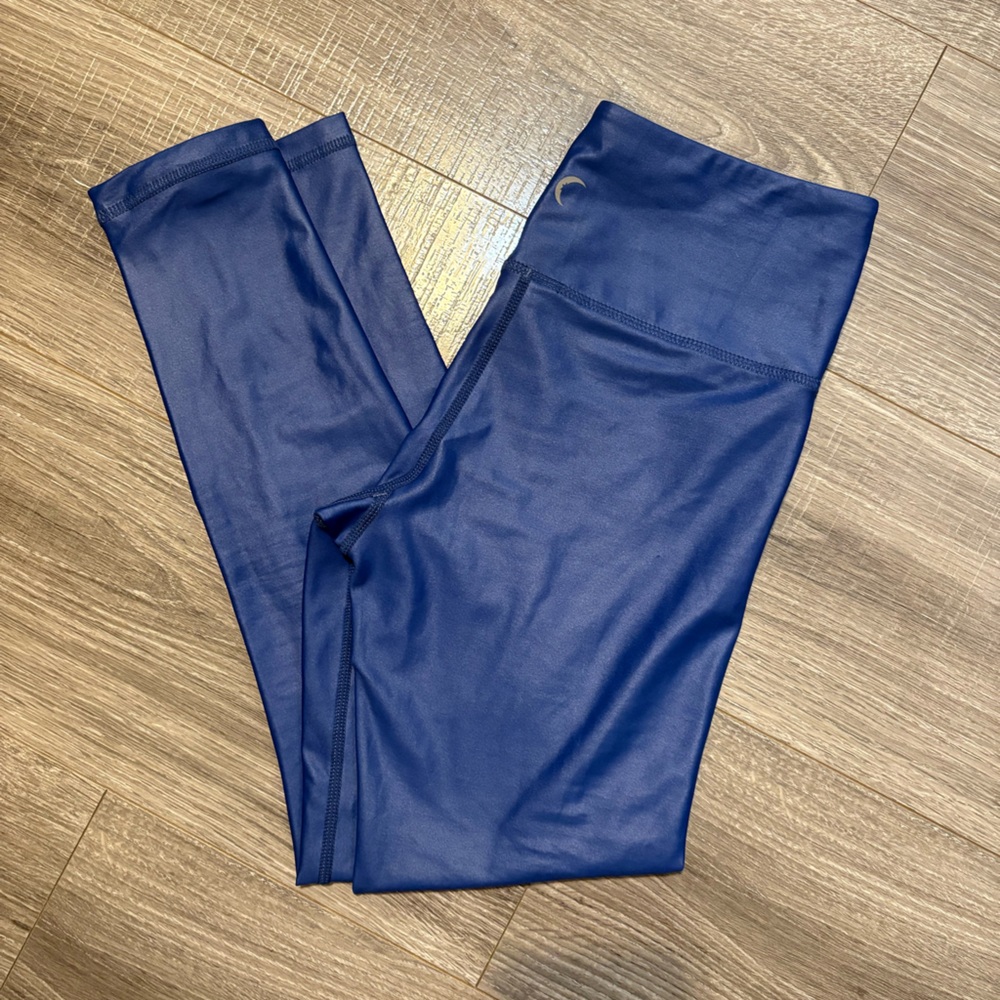Zyia Leggings Metallic Blue